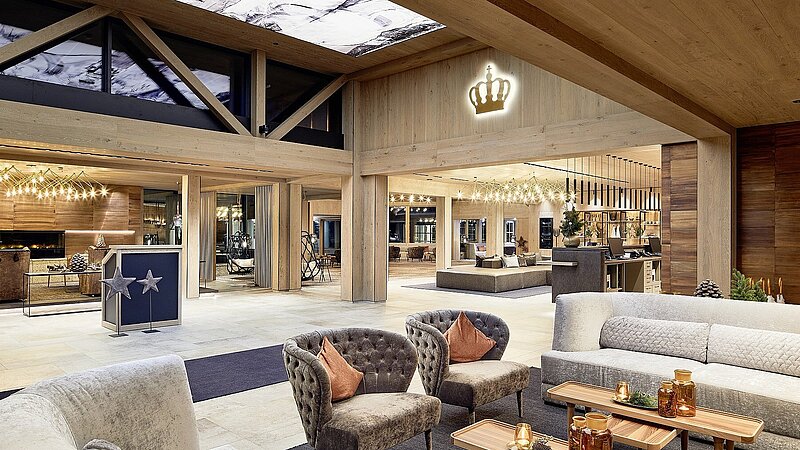 Innenansicht Lounge, Hotel König Ludwig.