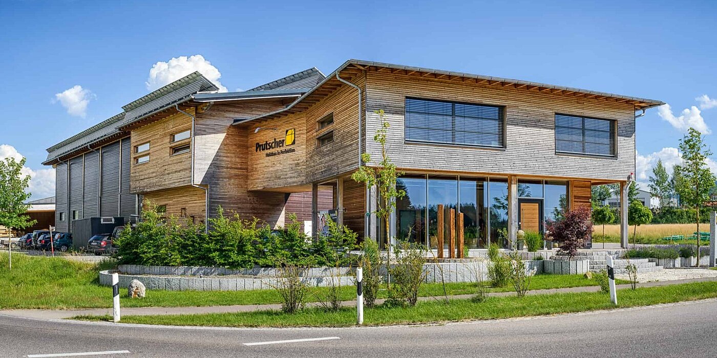 Außenansicht Prutscher Holzbau in Oy-Mittelberg.